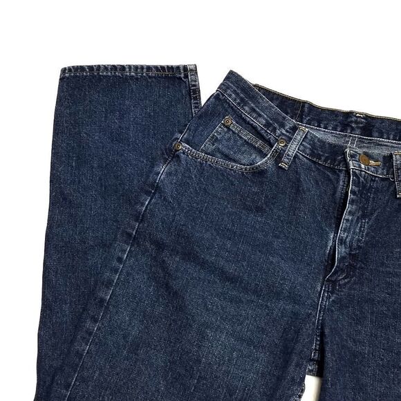 𝅺VINTAGE 80s Wrangler Blues Dark Stonewash Jeans - Picture 5 of 9